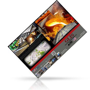 GLIS brochures FAI steel industry brochure cover highlighting industrial casting and alloy solutions