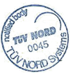 TÜV Nord certification for quality and manufacturing compliance at GLIS certifications and testing